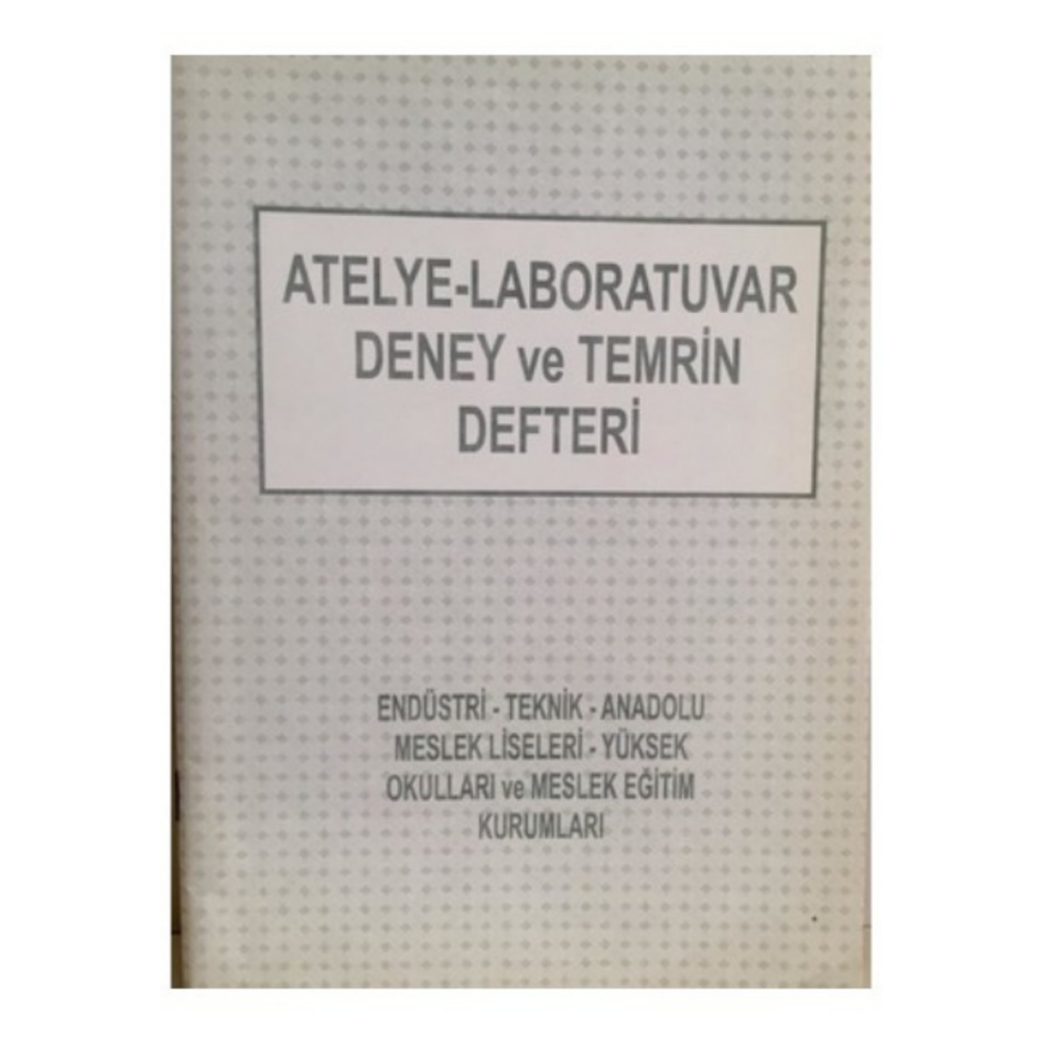 Dilman Atelye Lab.Deney Temrin Defteri  40 Yaprak