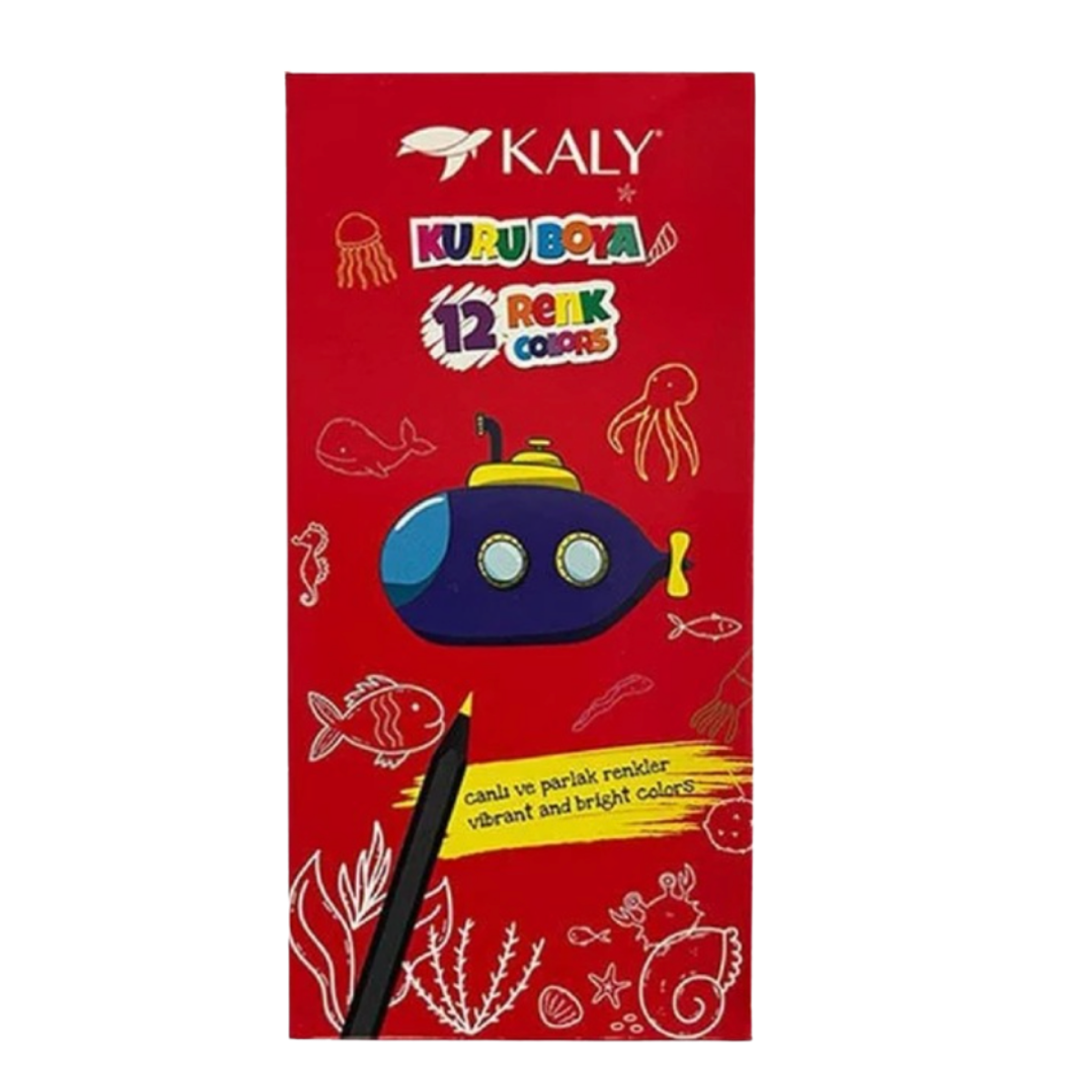 Art.612 Kaly 12 Li Hex Dark Kuru Boya