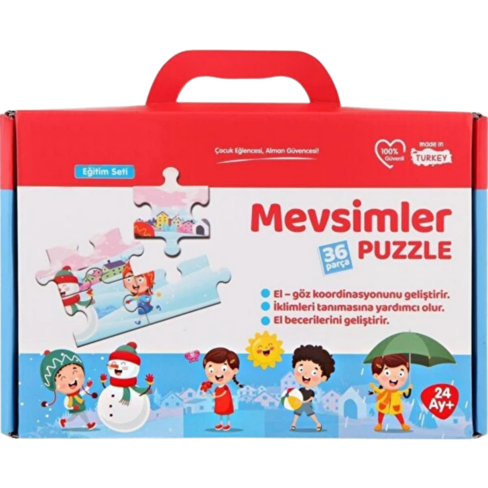 Let's Be Child 30828 Mevsimler Puzzle
