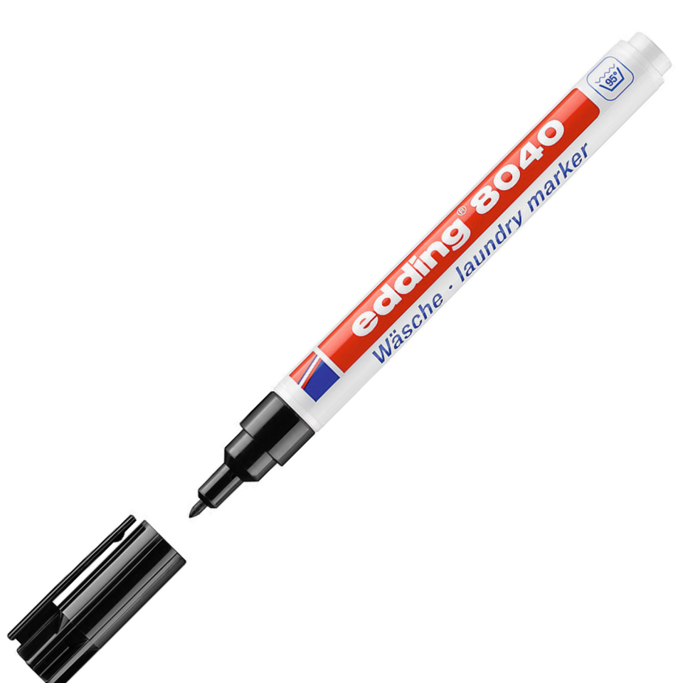 Edding Çamaşır Kalemi 8040-01 Siyah