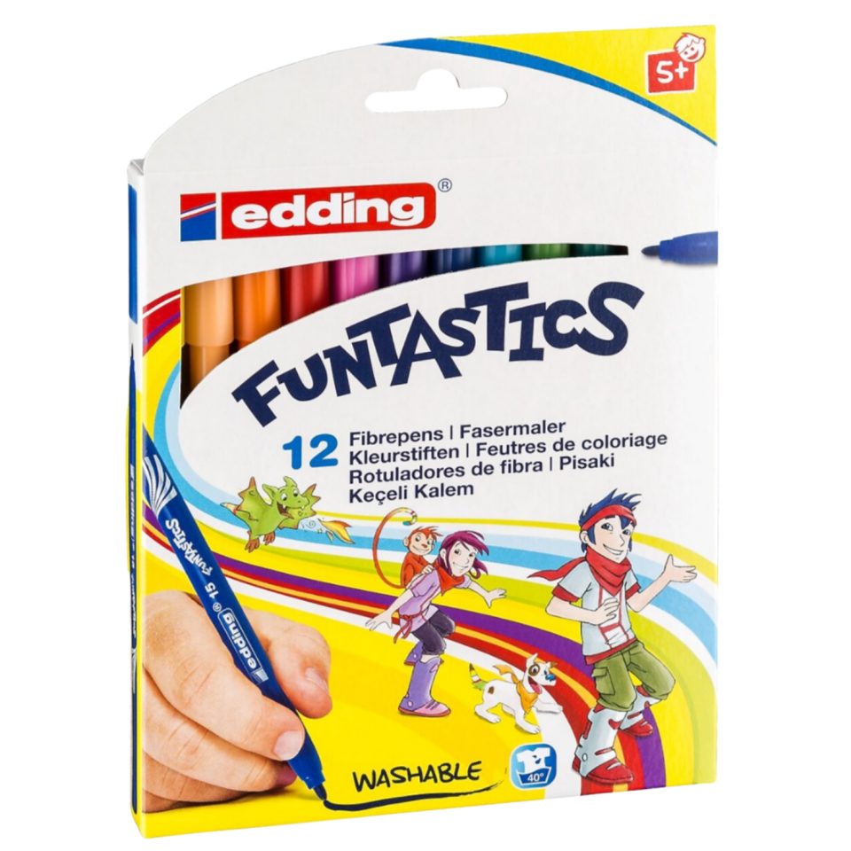 Edding 15K1299 İnce Keçeli Kalem 12'li Kutu