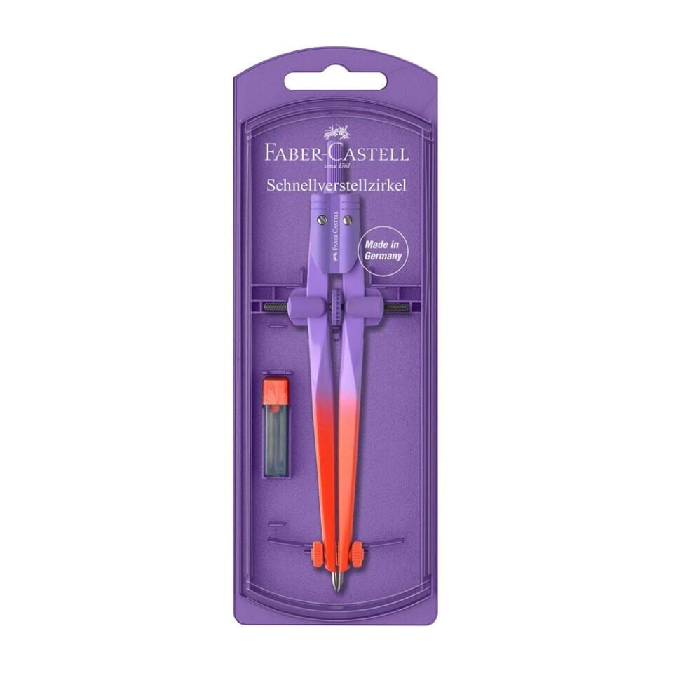 Faber-Castell Flow Edition 174556 Ayarlı Profesyonel Pergel Seti Pembe