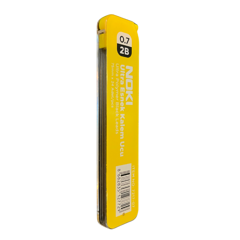 Noki Min 2B 75mm 24'lü Tüp 07mm Uç Sarı