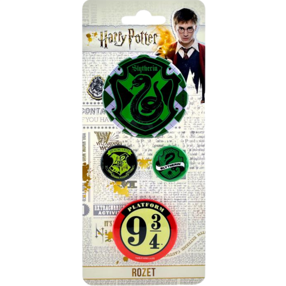 Harry Potter 4'lü Rozet Karışık Boy 3061110