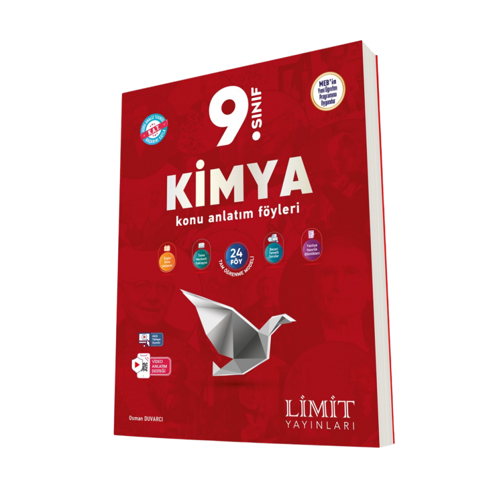 Limit Yayınları 9.Sınıf Kimya Konu Anlatım Föyleri