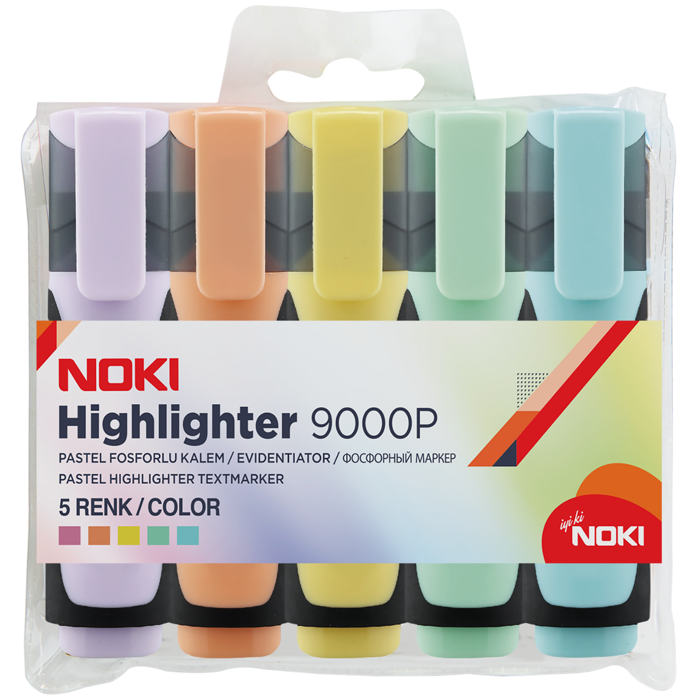 Noki 90005 Fosforlu Kalem 5'li Set