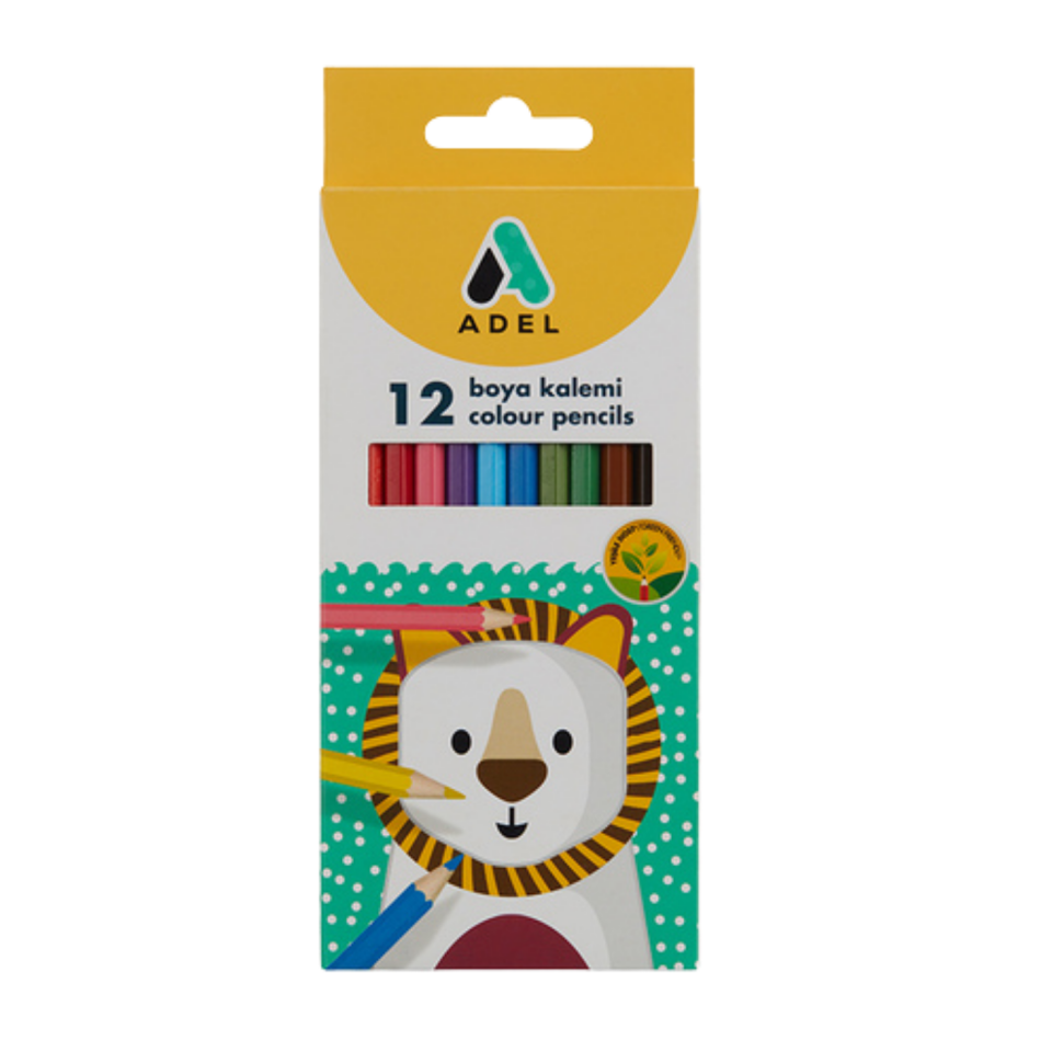 Adel Okul Öğrenci Boyama Seti 001 Siyah