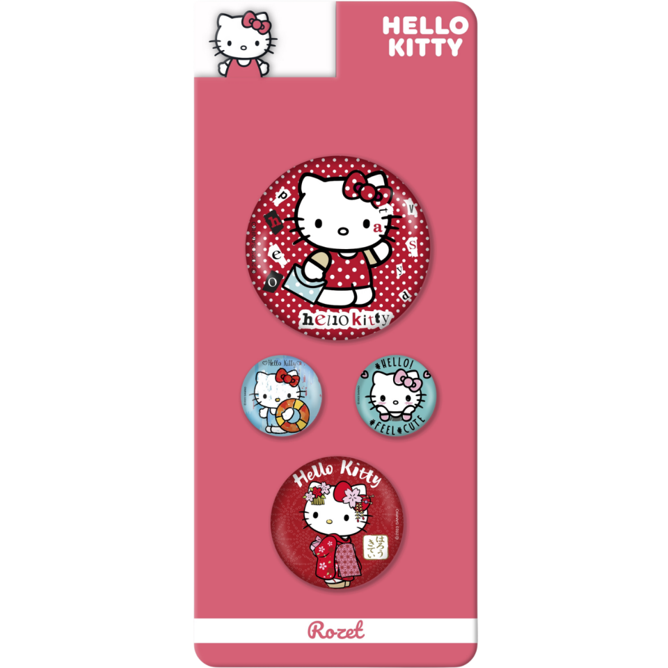 Hello Kıtty 4'lü Rozet Karışık Boy 3063003