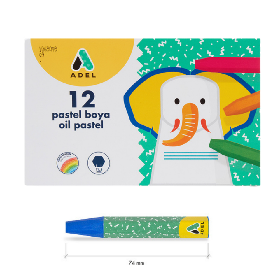 Adel Okul Öğrenci Boyama Seti 001 Pembe