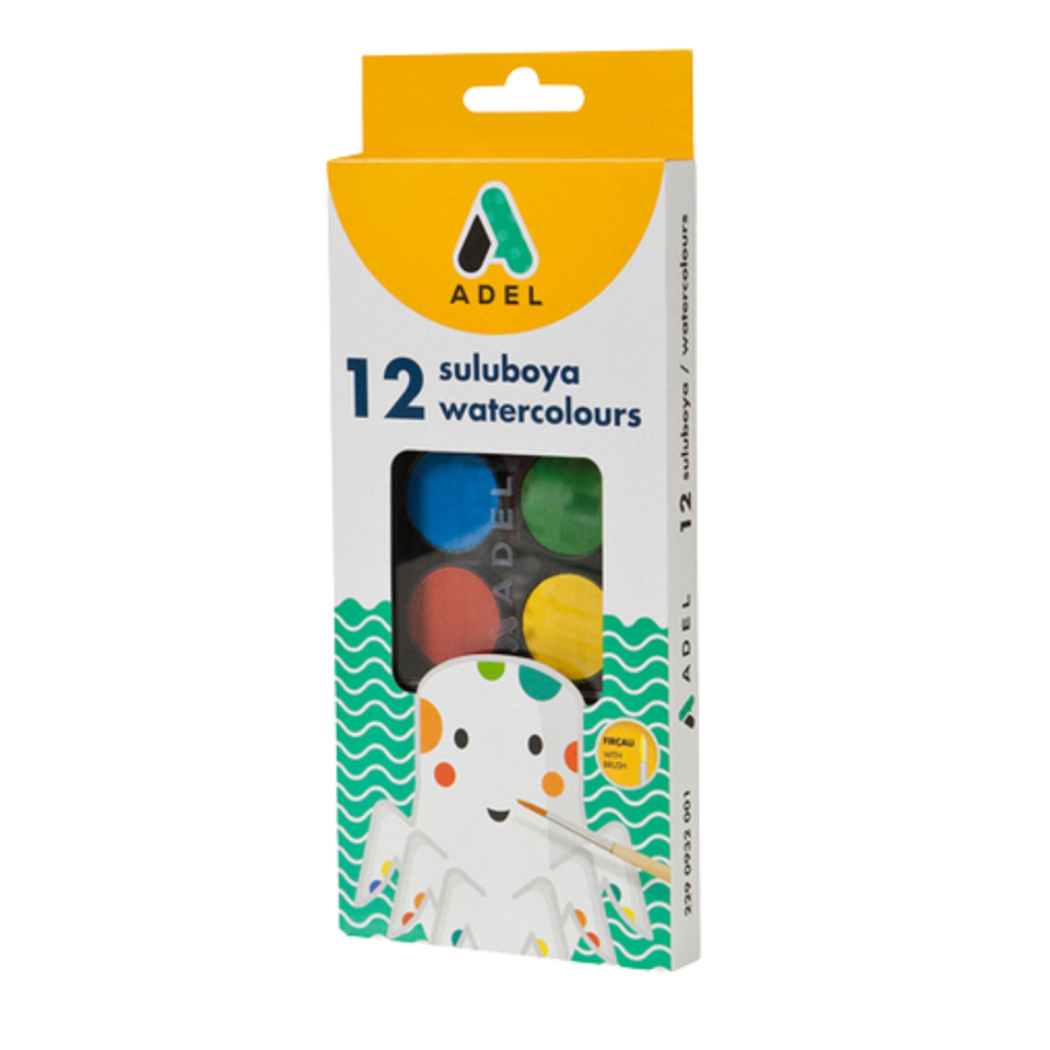 Adel Okul Öğrenci Boyama Seti 001 Mavi