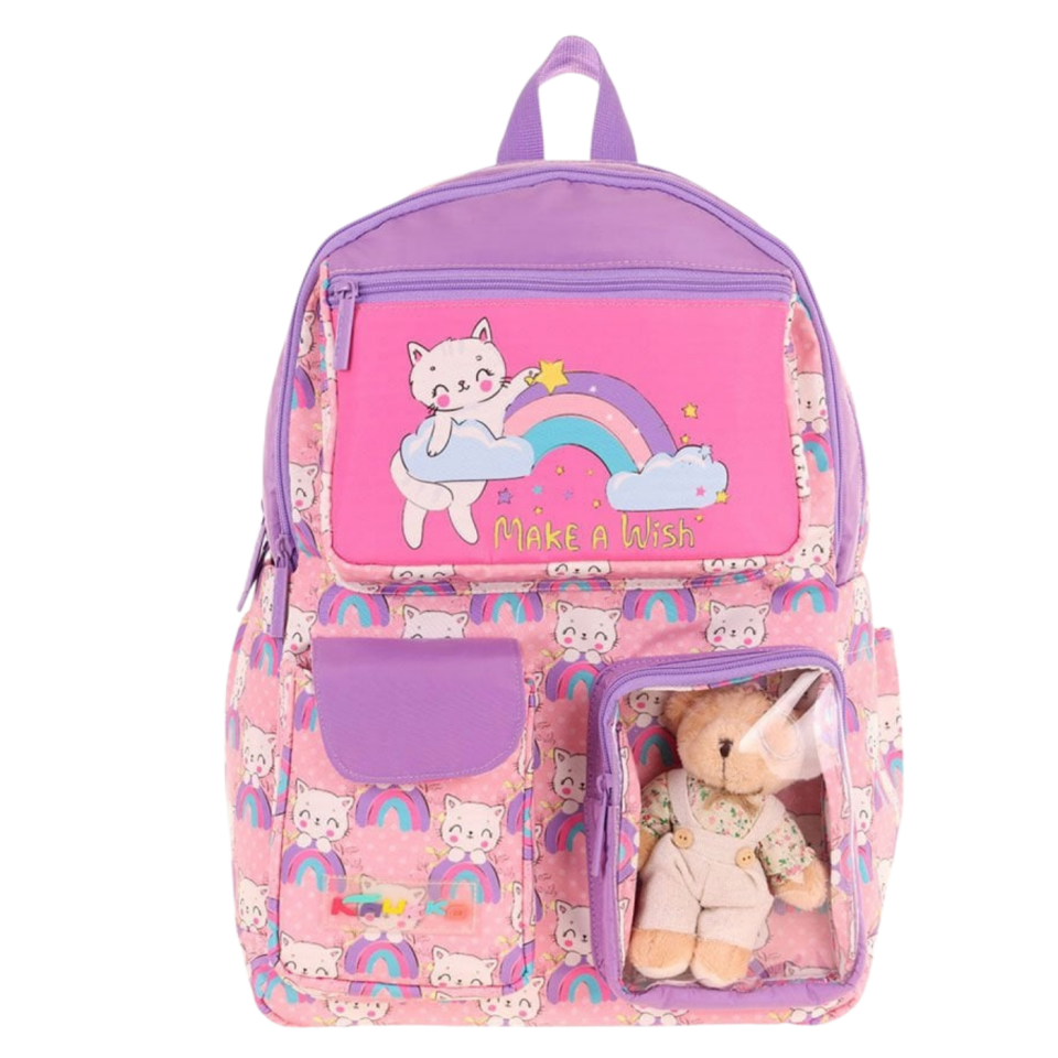 Kaukko Kıds Sırt Çantası (Plush Cat) L5241