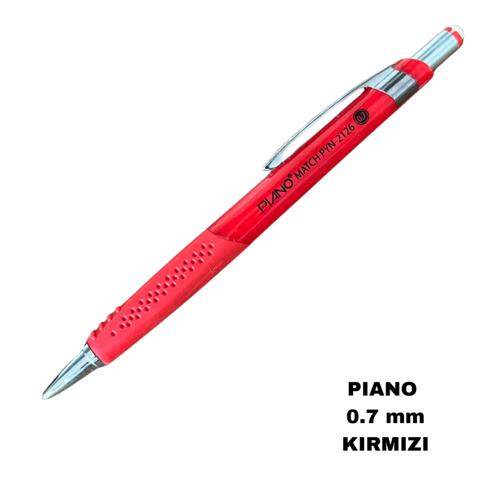 Piano Match Py-2126 Versatil Kalem 0.7 Kırmızı 04