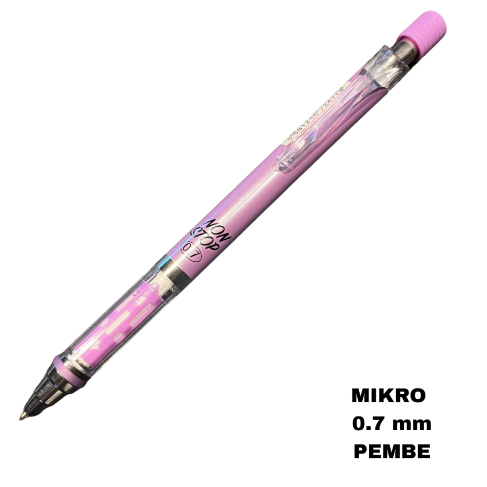 Mikro Tm-130 Non Stop  Versati Kalem 0.7 Pembe