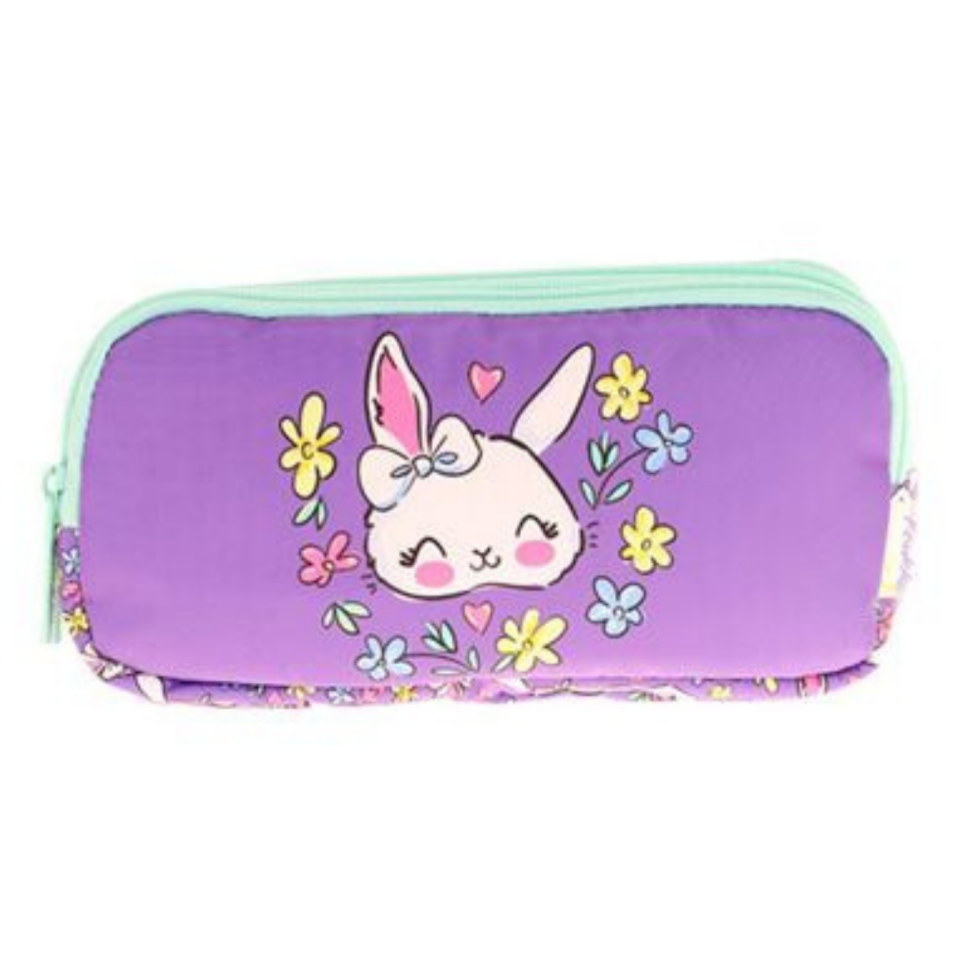Kaukko Kıds 3 Bölmeli Kalem Çantası (Plush Bunny) L8242