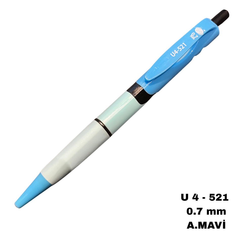 U4 521-02 Versatil Kalem Mavi 0.7 mm 02