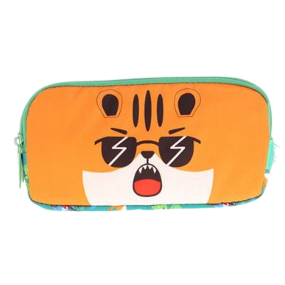 Kaukko Kıds 3 Bölmeli Kalem Çantası (Toys Tıger) L8254
