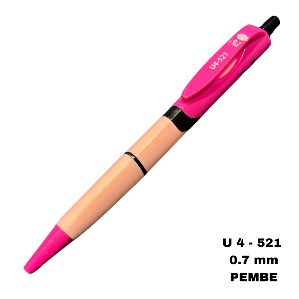 U4 521-05 Versatil Kalem Pembe 0.7 mm 05