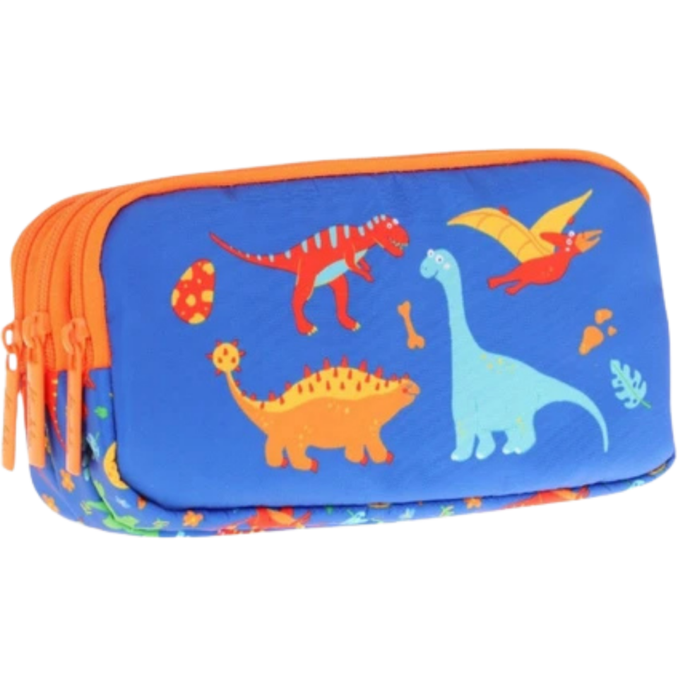 Kaukko Kıds 3 Bölmeli Kalem Çantası (Create Dinosa) L8278