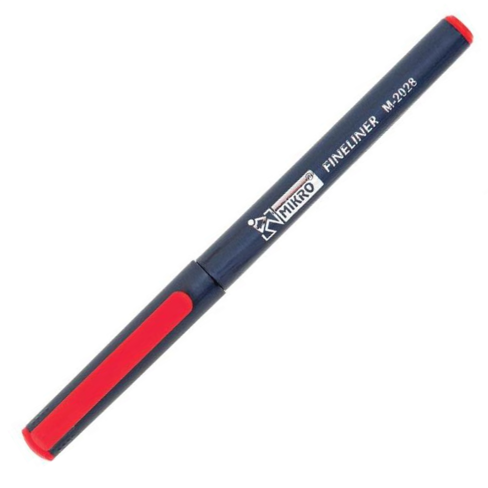 Mikro Fineliner Keçeli Kalem M-2028-02 Kırmızı