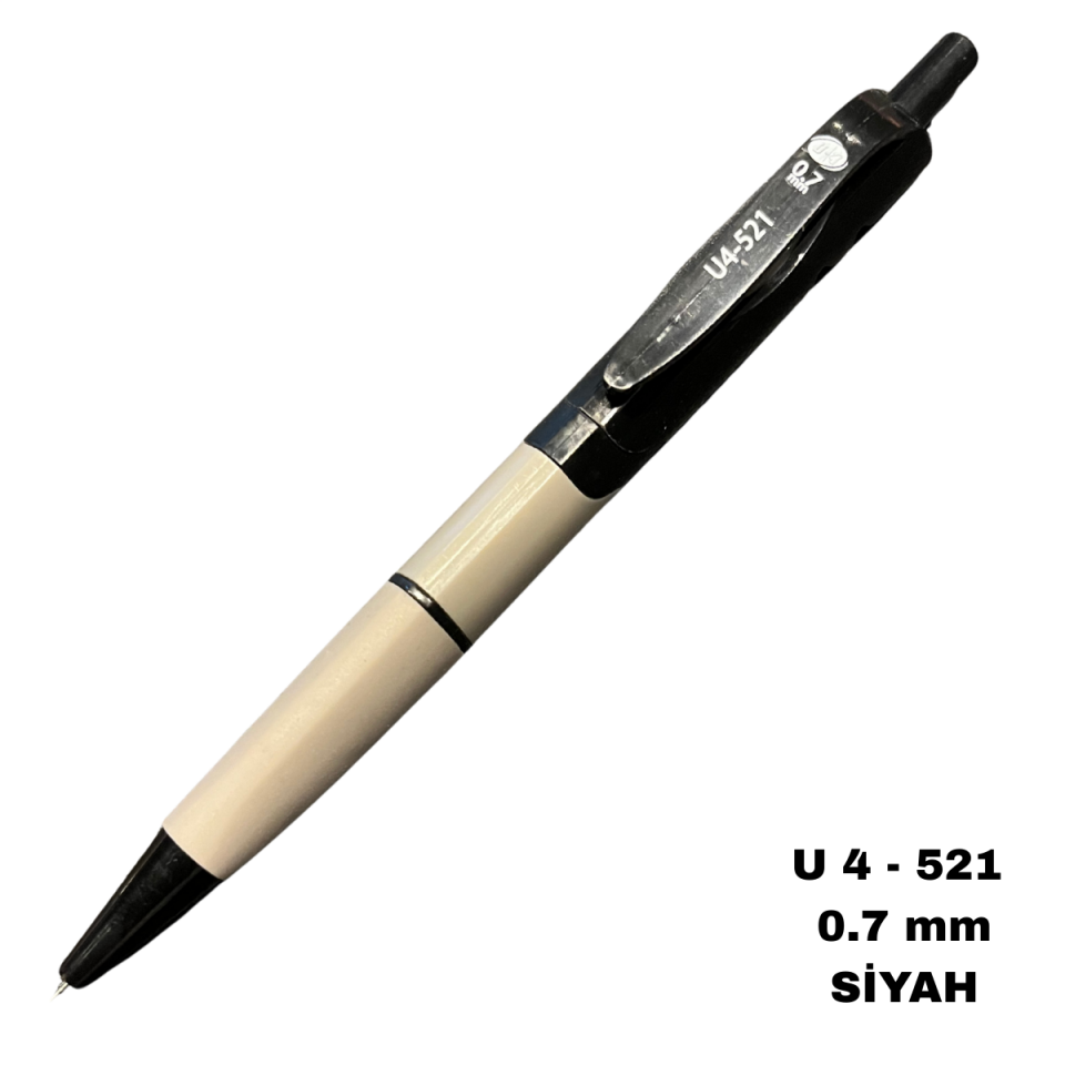 U 4 - 521 Versati Kalem 0.7 Siyah