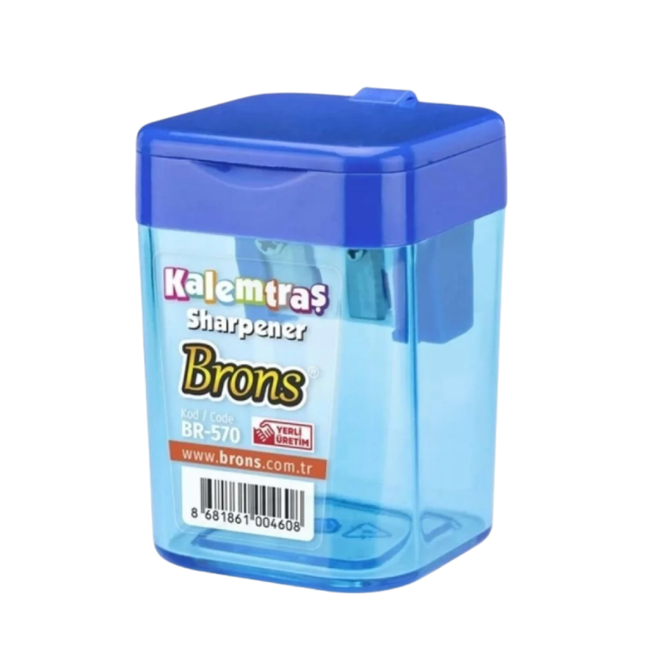 Brons Br­570 Hazneli Kalemtraş Kare