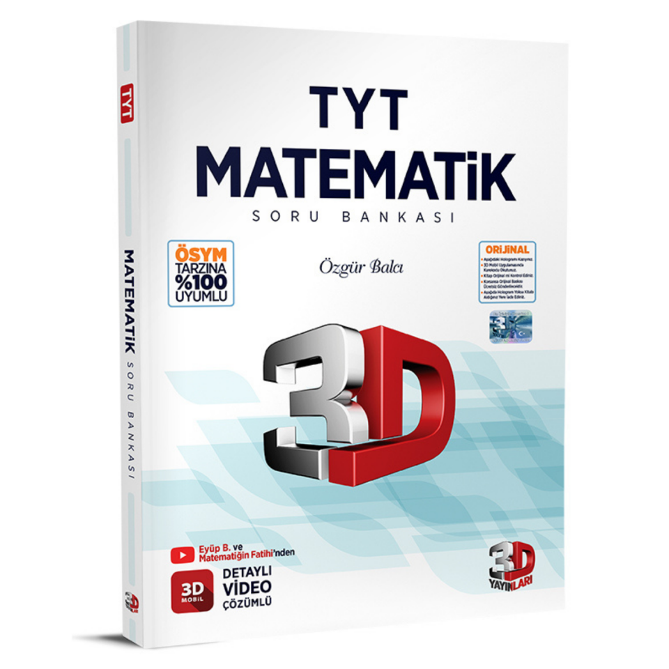 3D Yayınları TYT Matematik Soru Bankası
