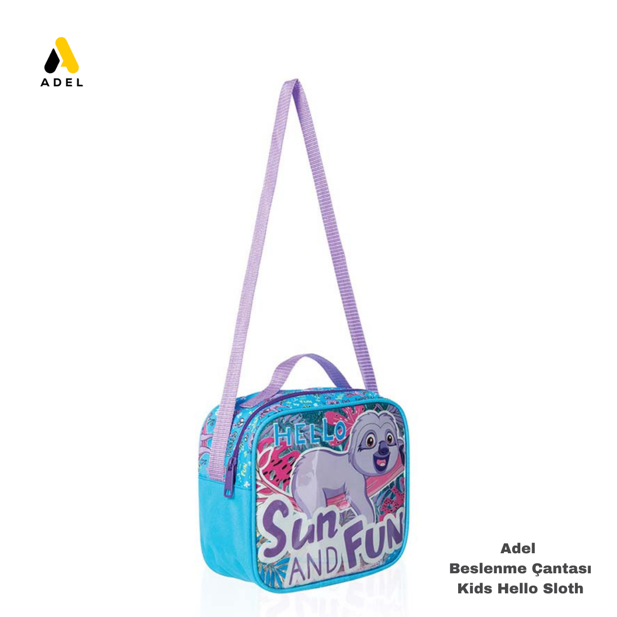 Adel Beslenme Çantası Kids Hello Sloth Pvc 000153