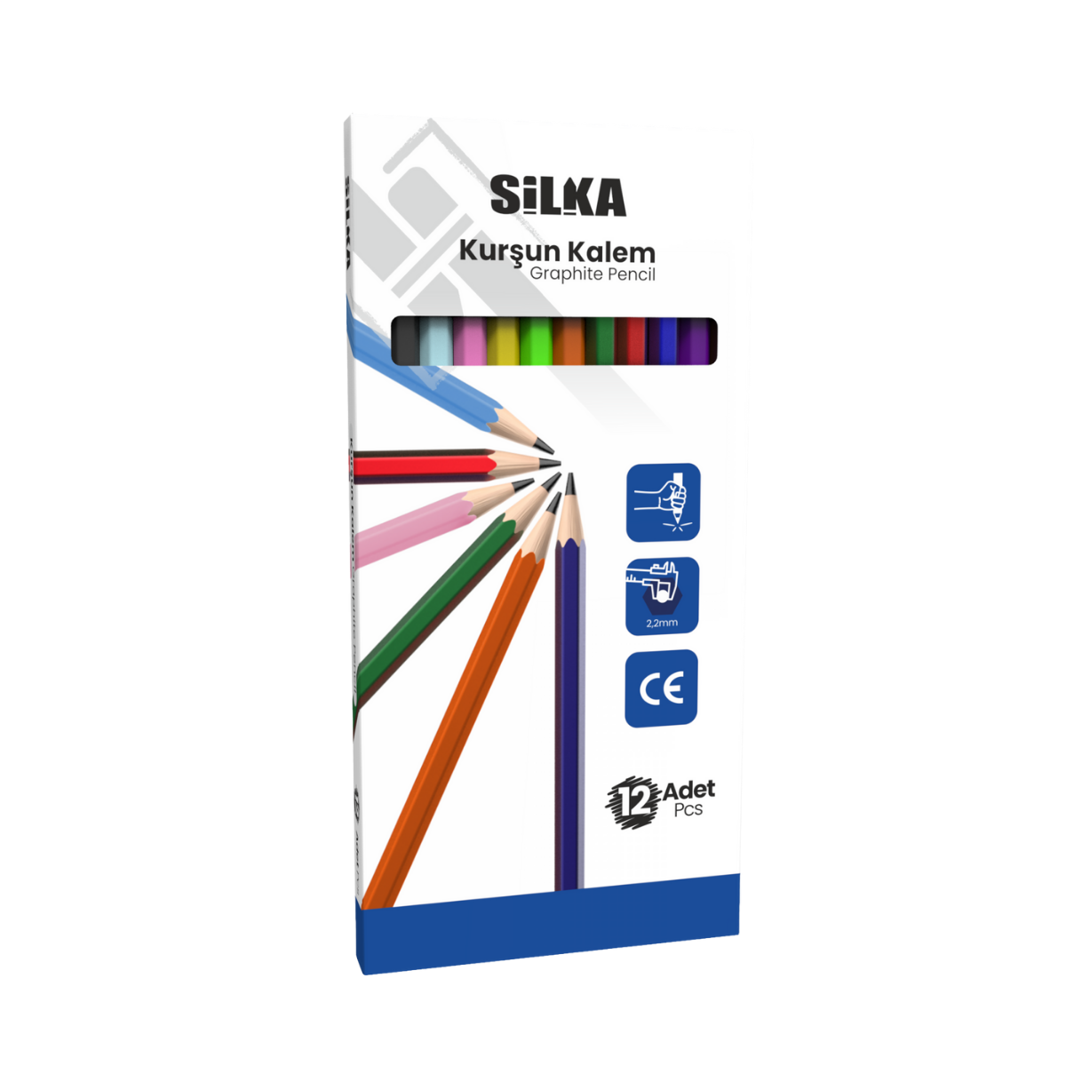 Art.1505 Silka 12 Li  Hex Prıme Mıx Kurşun Kalem