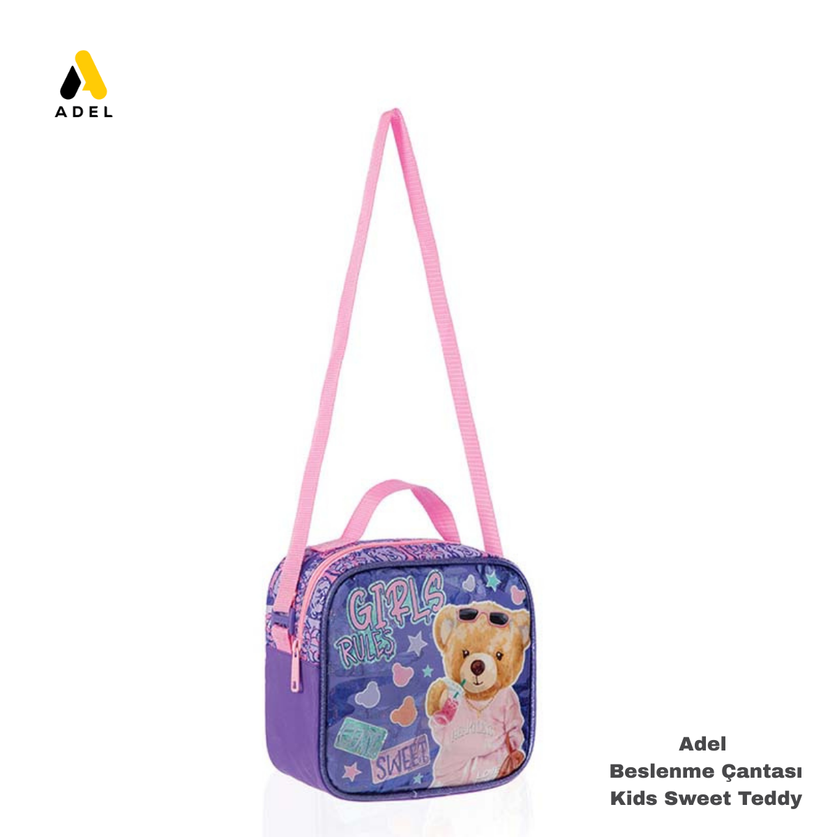 Adel Beslenme Çantası Kids Sweet Teddy Pvc 000155