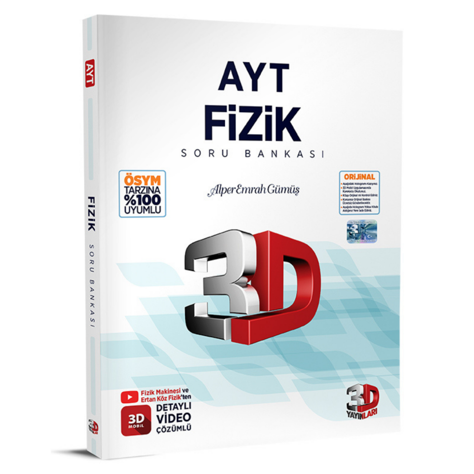 3D Yayınları AYT Fizik Soru Bankası