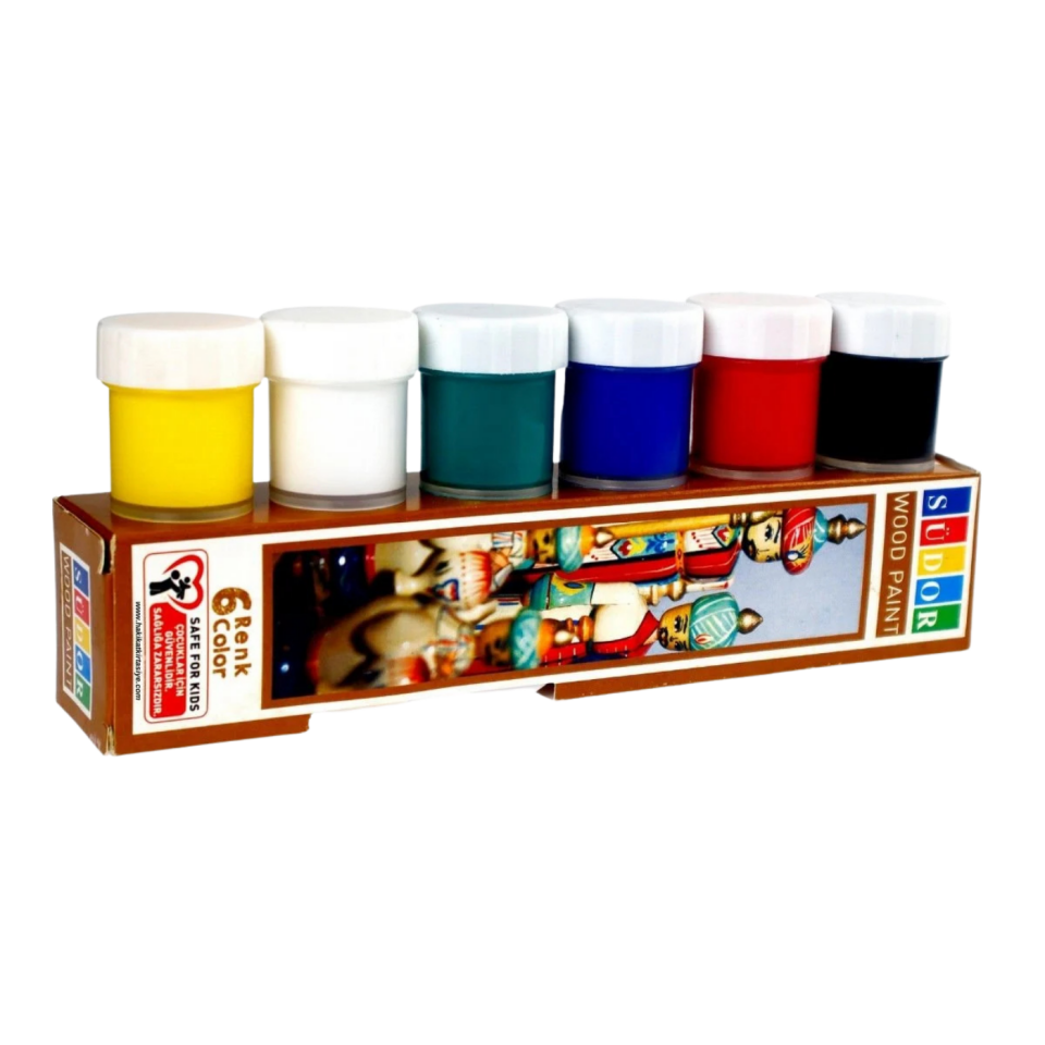 Südor Ahşap Boya Set 6x20 ml