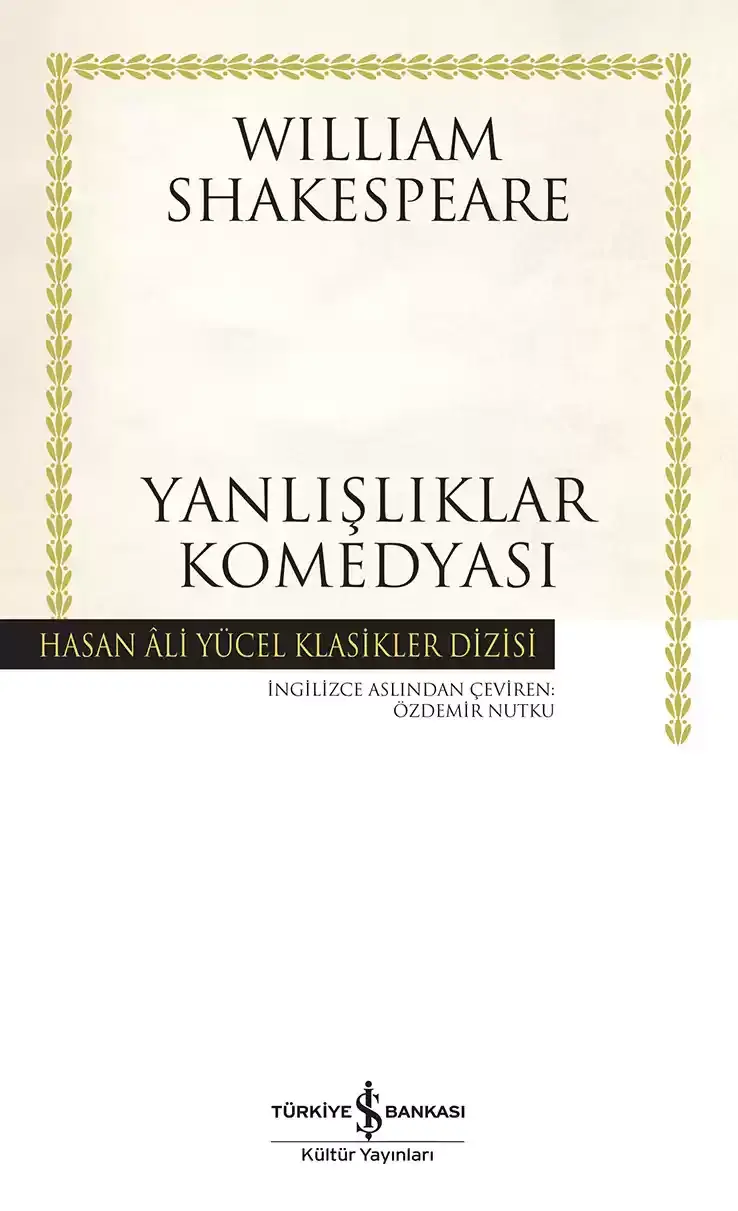 Yanlışlıklar Komedyası - Ciltli
