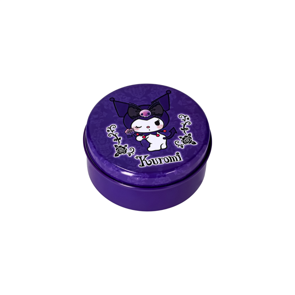 Kuromi Mini Metal Yuvarlak Kutu  2163201