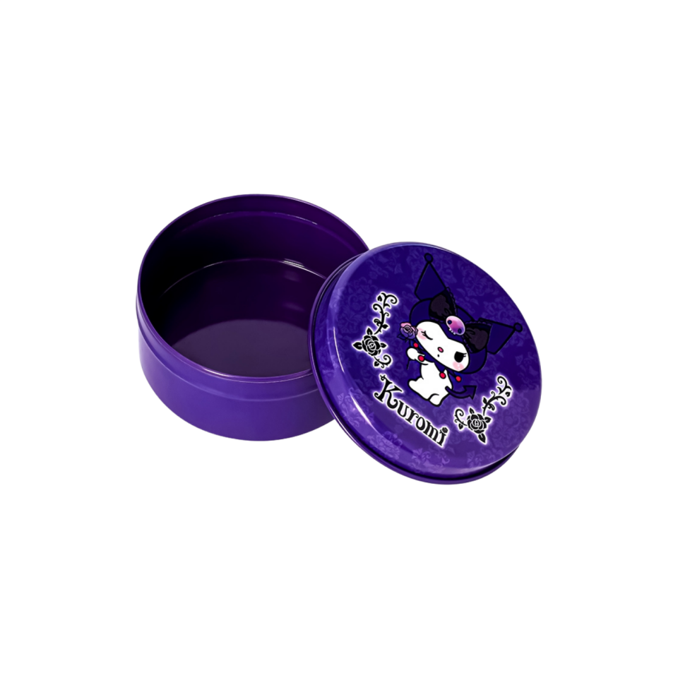Kuromi Mini Metal Yuvarlak Kutu  2163201
