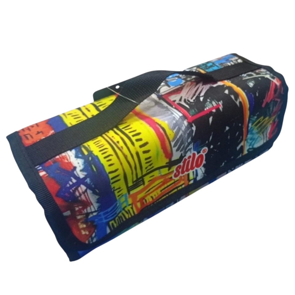 Stilo Kumaş 4'lü Kalem Çantası Desenli  SİT-KL22-006-03