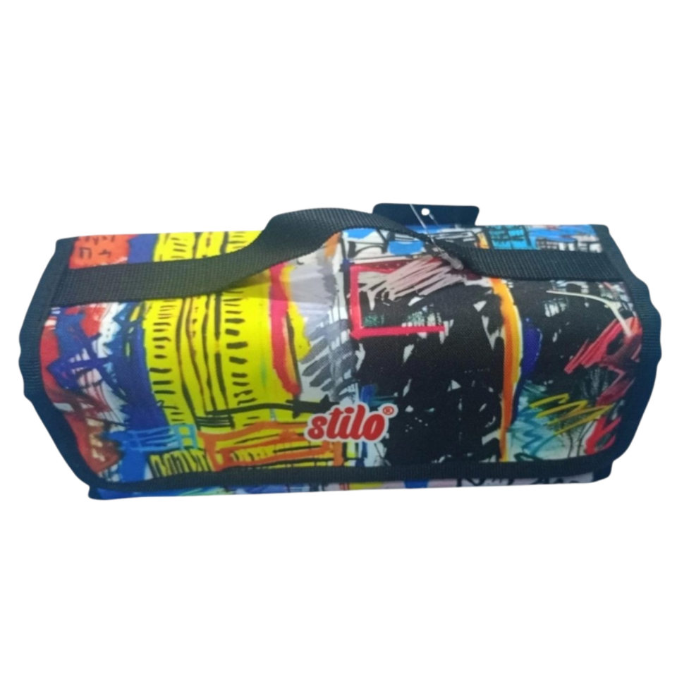 Stilo Kumaş 4'lü Kalem Çantası Desenli  SİT-KL22-006-03
