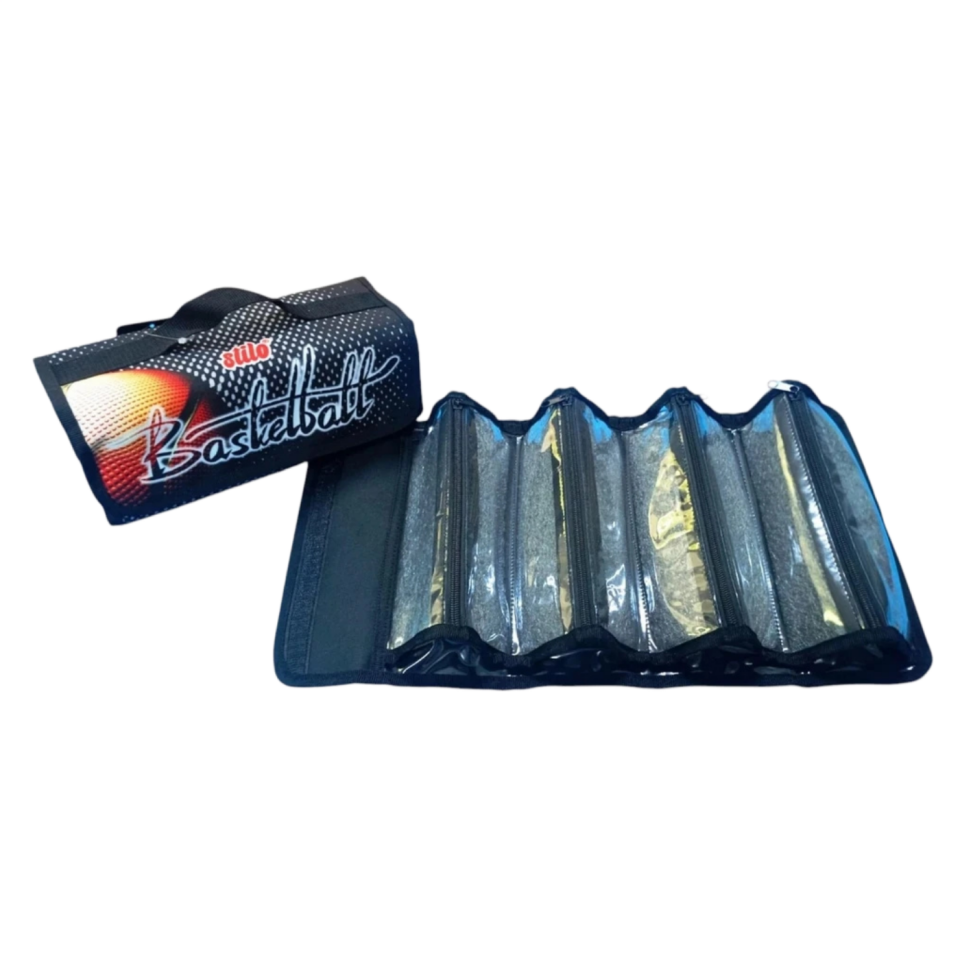 Stilo Kumaş 4'lü Kalem Çantası Desenli  SİT-KL22-006-005