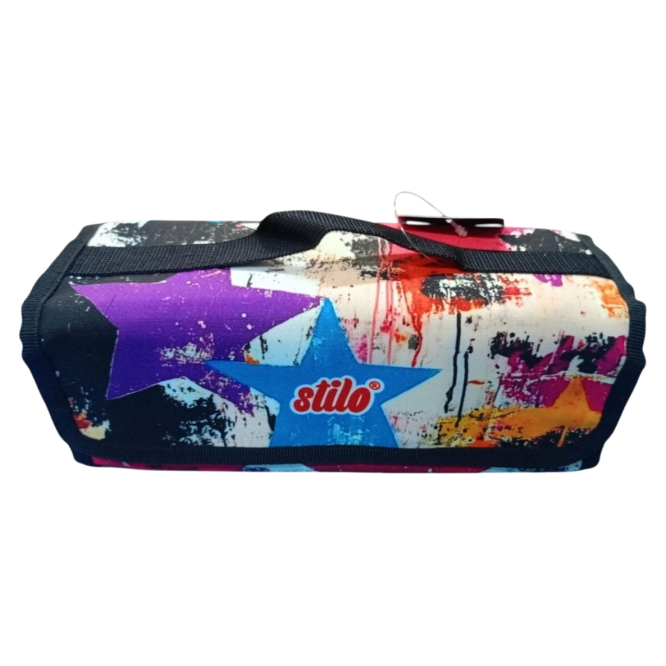 Stilo Kumaş 4'lü Kalem Çantası Desenli  SİT-KL22-006-07