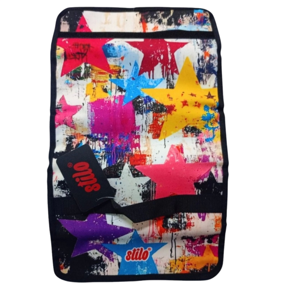 Stilo Kumaş 4'lü Kalem Çantası Desenli  SİT-KL22-006-007