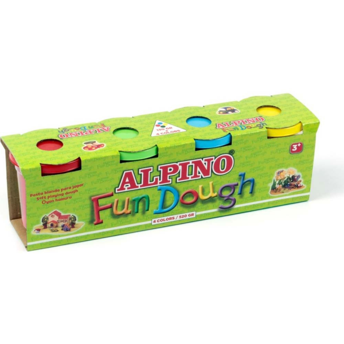 Alpino Dp-000302 Oyun Hamuru 130Gr 4Lü