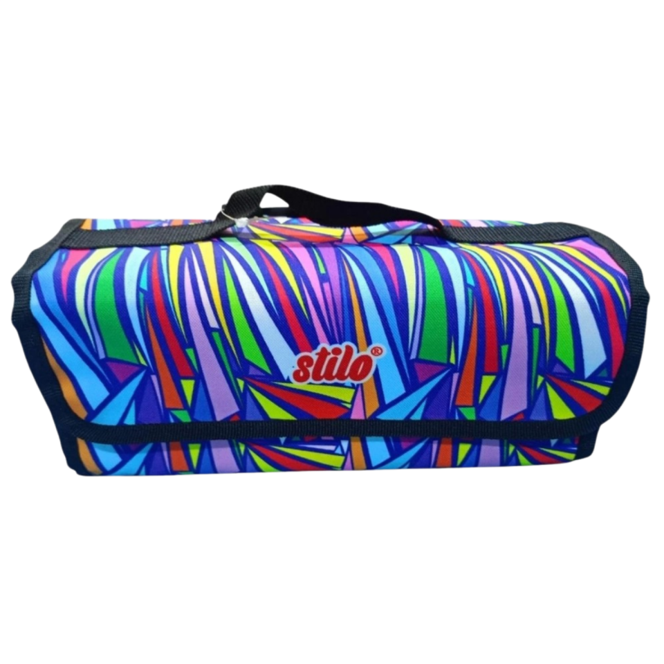 Stilo Kumaş 4'lü Kalem Çantası Desenli  SİT-KL22-006-09
