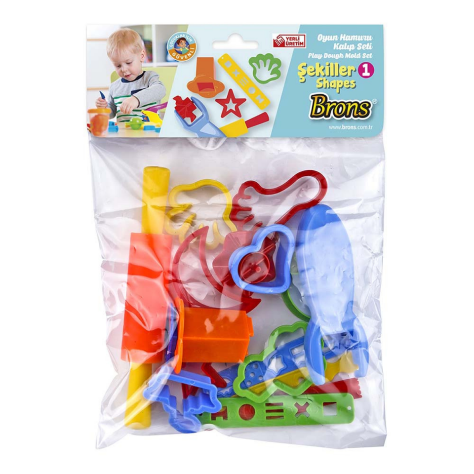 Brons Br-471 Oyun Hamuru Şekillendirme Seti(Ham12)