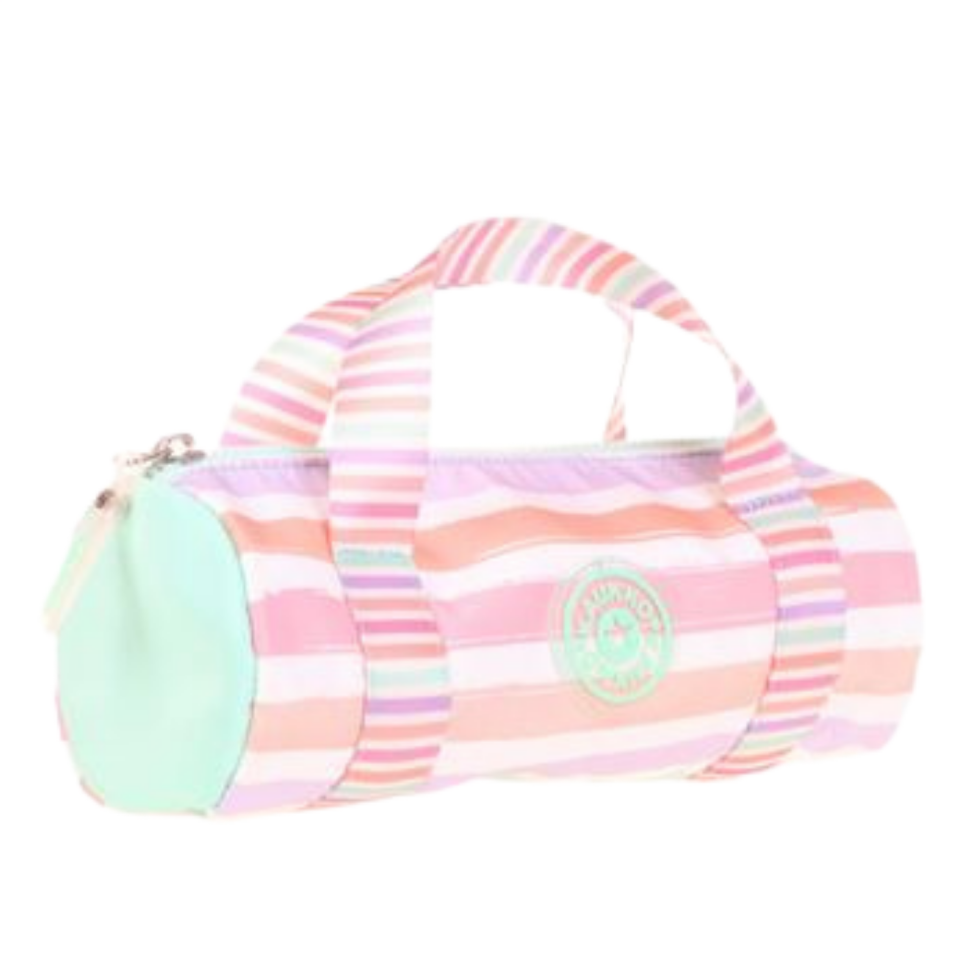 Kaukko Travel Double Strıpe Kalem Çantası (Mınt) K2600