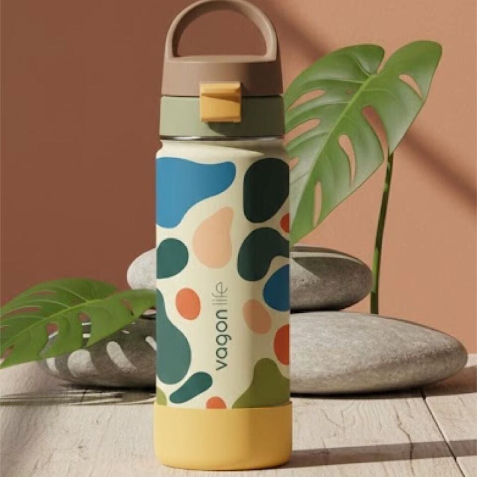 Vagonlife Çelik Termos 550ml VGN­1109 Koyu Yeşil