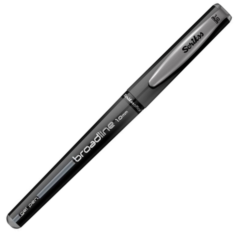 Scrikss Broadline Jel Pen 1.0mm Siyah