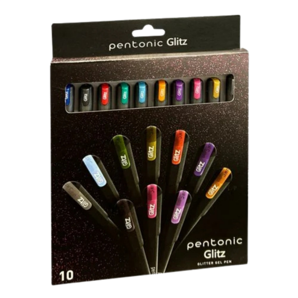 Pentonic Glizt Simli Jel Kalem 10'lu Set