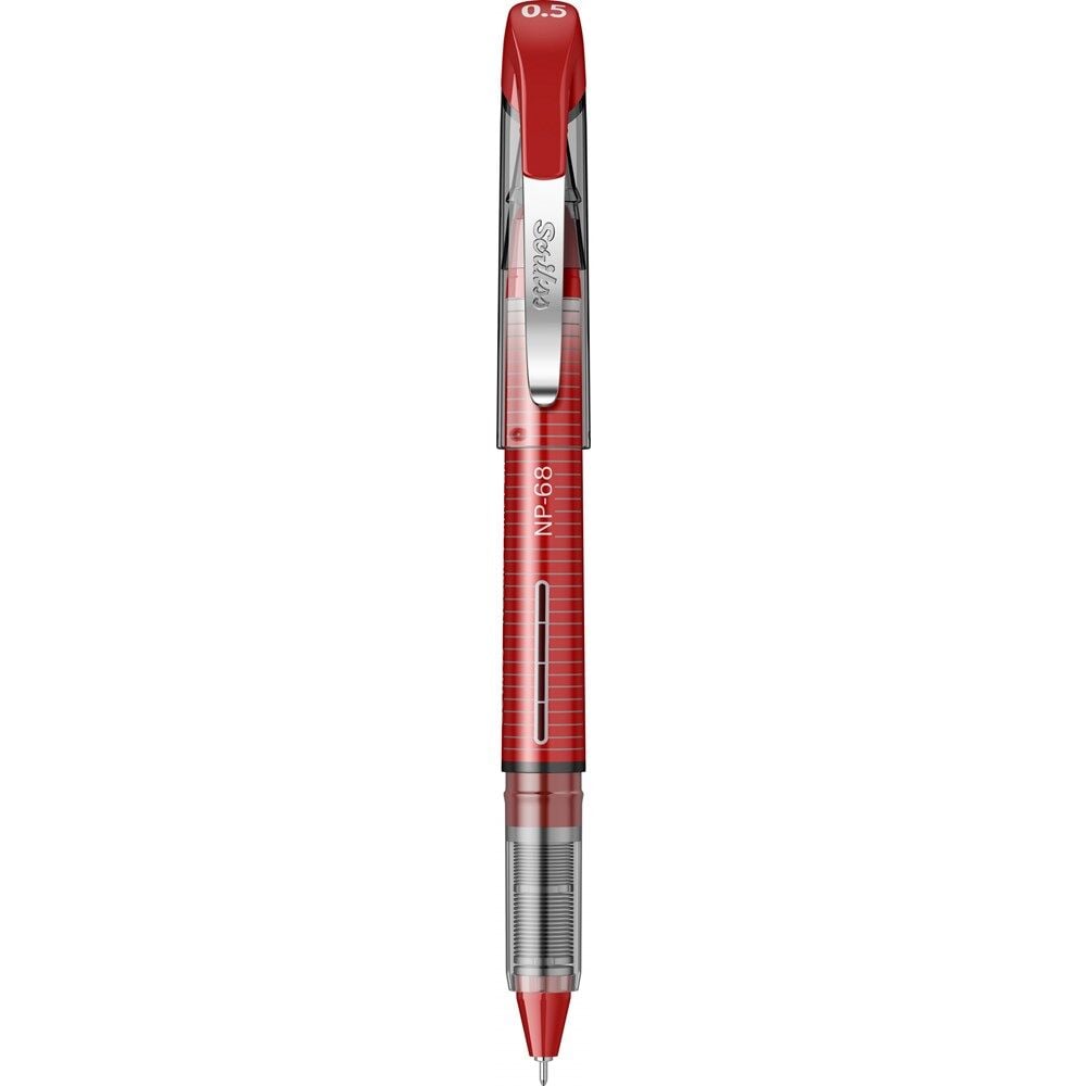 Scrikss Np­68 Needle Pen 05Mm Kırmızı