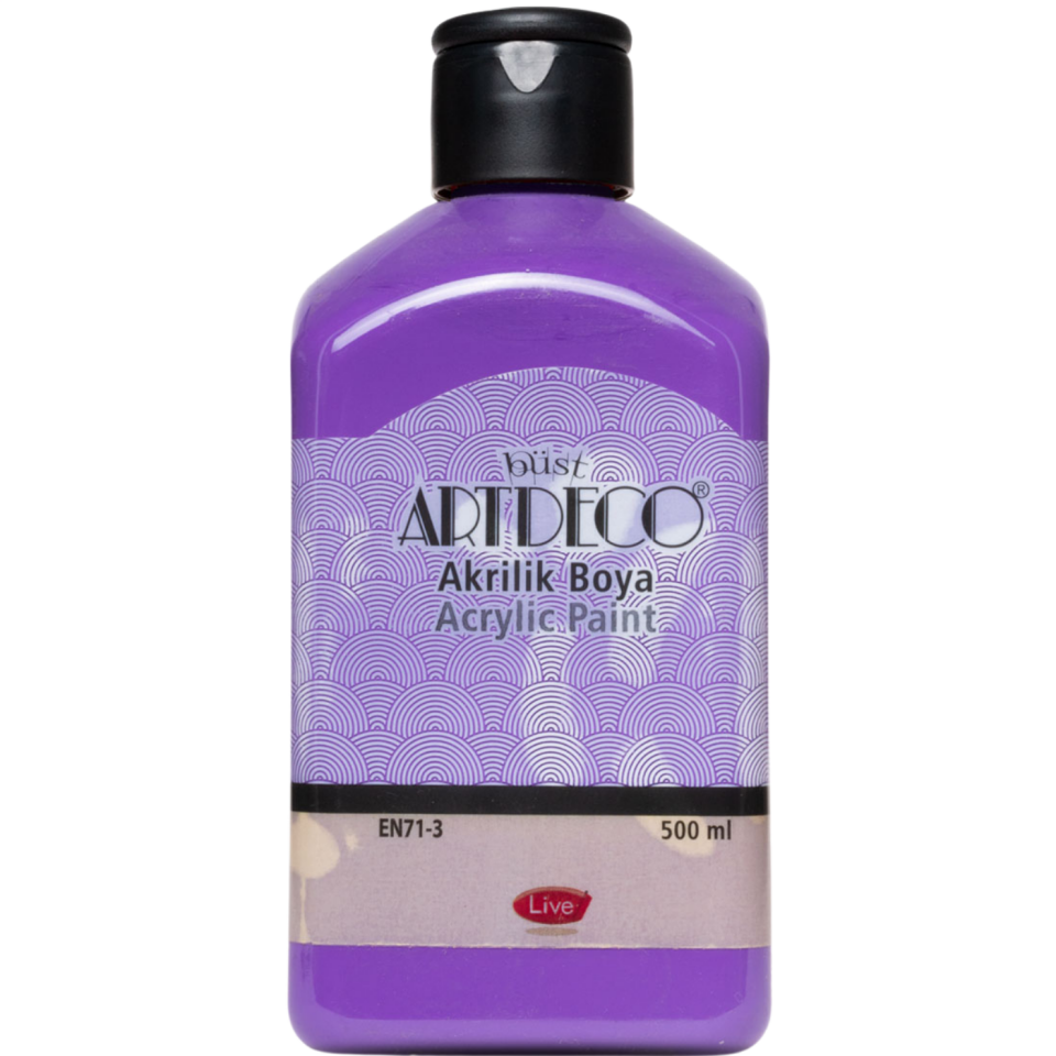 Artdeco 070L-3608 Akrilik Boya 500ml Mor