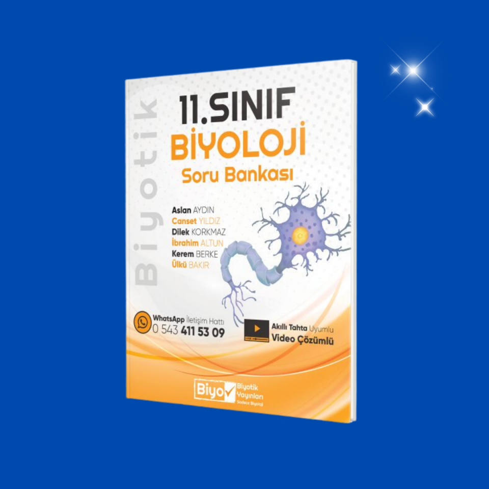 Biyotik Yayınları 11. Sınıf Biyoloji Soru Bankası