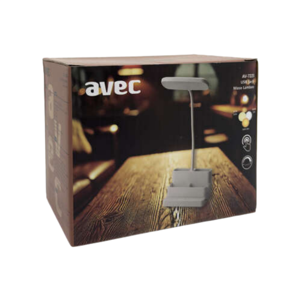 Avec Av-7225 Usb Şarjlı Masa Lambası